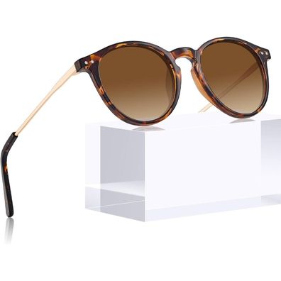 Sonnenbrille Damen Herren Polarisiert UV400 N5 Verlauf Braun Linsen