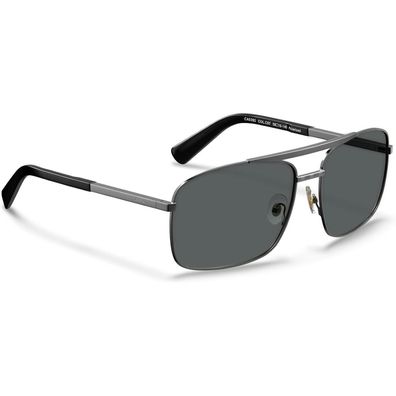 Sonnenbrille Herren polarisiert UV400 Metall Schwarz+grau