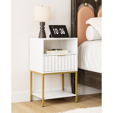 Nachttisch mit Goldrahmen 3-Tier Endtisch