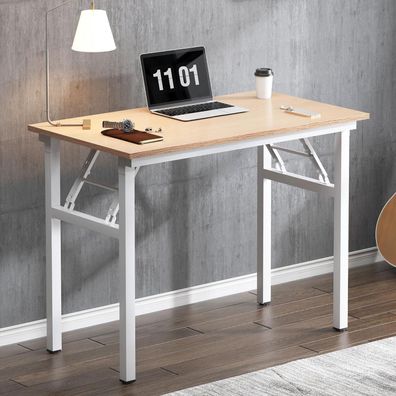 Kleiner Klapptisch 80x40 cm PC-Schreibtisch Bürotisch Eckschreibtisch