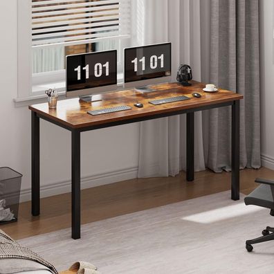 SogesHome Schreibtisch Computertisch 120x60x75 cm PC Workstation Home Office