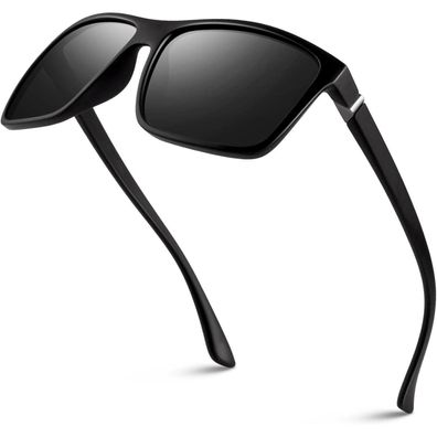 Sonnenbrille 1.1 Matt Schwarz Rahmen Grau Scharnieren Grau Linsen