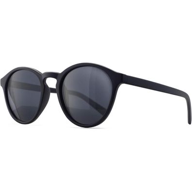 Sonnenbrille Damen Polarisierte TR90 Rahmen UV400 Retro Schwarz Grau