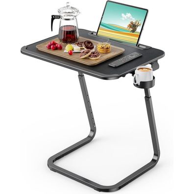 SAIJI Beistelltisch Laptoptisch Frühstückstablett Couchtisch 55x39cm