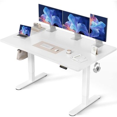 Höhenverstellbarer Schreibtisch Elektrisch 160x80 cm