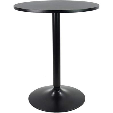 Kktoner Runder Bartisch Stehtisch mit 73cm Höhe und schwarz]byte lush