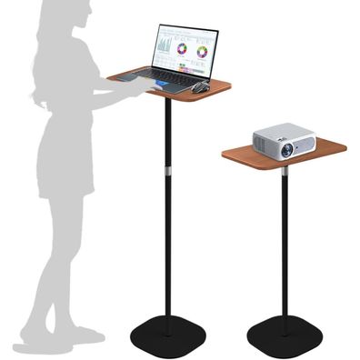 Stehpult Schreibtisch höhenverstellbar 46-120 cm Adjustable Schwarz Laptoptisch