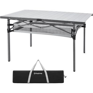 Campingtisch klappbar Klapptisch Aluminiumrahmen für 4-8 Personen faltbar