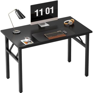 Klapptisch Schreibtisch Computertisch PC Tisch Holz Officetisch 80x40cm Schwarz