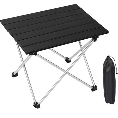 Tragbarer Campingtisch Aluminium Klapptisch Outdoor Picknick mit Tragetasche