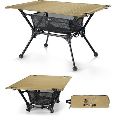 OneTigris Dipper faltbar Campingtisch klappbar Ultraleicht 60x40x37 cm