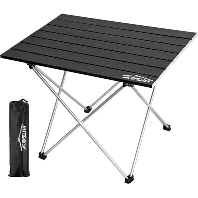 Klappbarer Campingtisch Aluminium Strand Picknick Faltbar mit Tragetasche