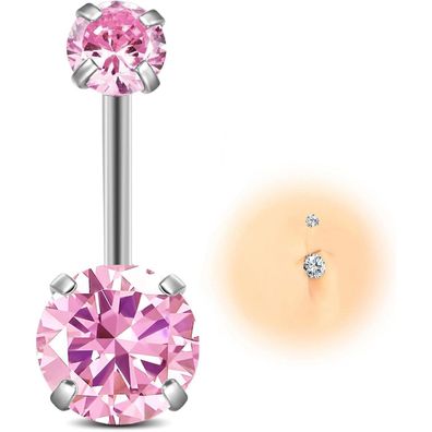 G23 Titan Bauchnabelpiercing Gold Silber Belly Piercing Bauchnabel Schmuck