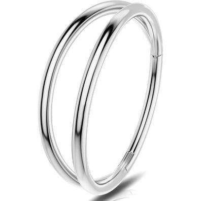20G Nasenpiercing Chirurgenstahl Hoop Nose Ring Gold Silber 8mm