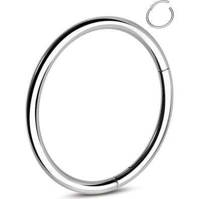 Titan Piercing 20G 0.8mm Nasenring Segment Clicker Ring 8mm Earring Frauen