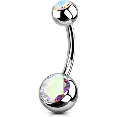 Titan Bauchnabelpiercing 10/12/14/16mm Internally Threaded Nabelpiercing 14G