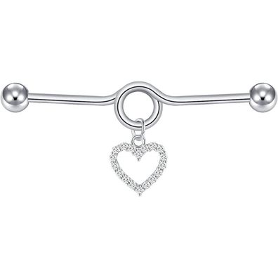 Industrial Piercing Bar Set Baumeln Kette Chirurgenstahl Knorpel Barbell Schmuck