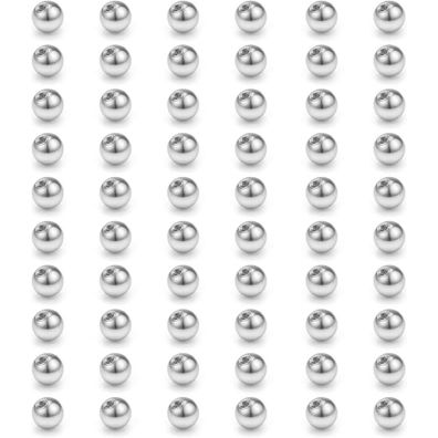 Piercing Ersatzkugeln Set 16G 14G Chirurgenstahl Schraubkugeln 60-Stk