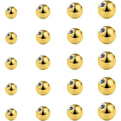 20stk Silber Piercing Kugeln 1,2mm 1,6mm Schraubkugel 3/4/5/6mm Piercing Nase