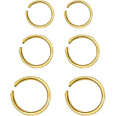 Fake Nasenring Septum Nasenpiercing 20G 8mm Piercingschmuck Edelstahl