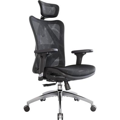 SIHOO M57 Ergonomischer Bürostuhl 3D Armlehne Lendenwirbelstütze Hautfreundliche
