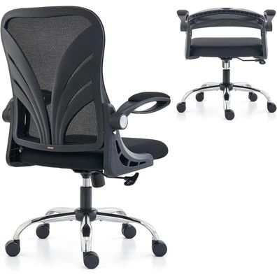 Ergonomischer Bürostuhl mit Klappbarer Rückenlehne und Mesh