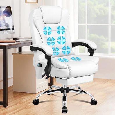 Alfordson Bürostuhl Massagefunktion ergonomisches Design Sitzpolsterung