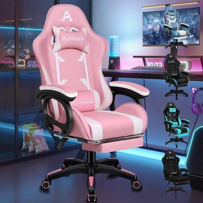 Alfordso Gaming-Stuhl Rosa Xavier