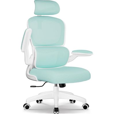 Ergonomischer Bürostuhl mit Verstellbarer Kopfstütze und
