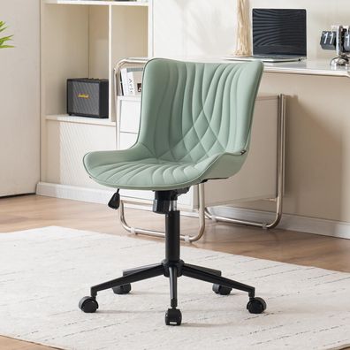 Ergonomischer Bürostuhl Fischschwanz-Design Drehstuhl Rollen Höhenverstellbar