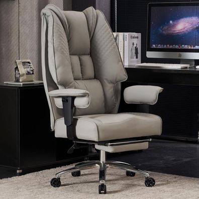 Ergonomischer Bürostuhl mit Hoher Rückenlehne, Verstellbaren Armlehnen, Breitem