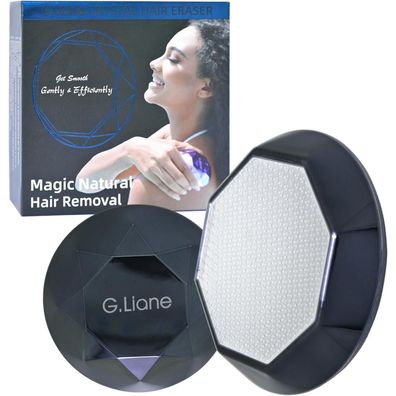 G. Liane Crystal Haarentferner Epilierer Kit Peeling Schmerzlos Diamant Schwarz
