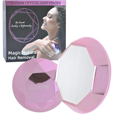 G. Liane Crystal Haarentferner Schmerzlos für Frauen und Männer Rosa