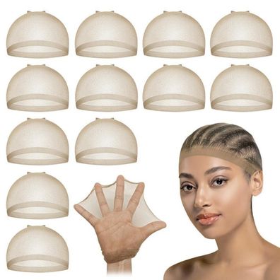 Dreamlover Wig Cap für Lace Wigs Haarnetz Transparent 12 Stücke