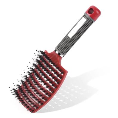 Profi Haarbürste Entwirrungsbürste mit Griff für Locken Lange Haare