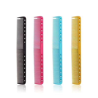 4 antistatische Kohlefaser-Haarkämme breiter Zahn-Stylingkamm 18,5 cm
