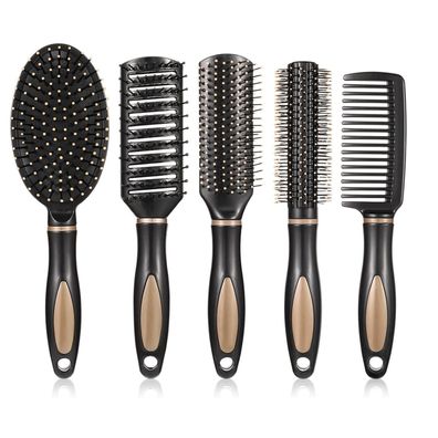 5 Stück Haarbürste Set Massage Borsten Kamm Anti-Statik Hair Brush