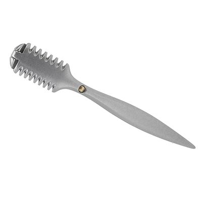 Doppelseitiger Effilierkamm Metall Haarschneider schlankes Haarkamm