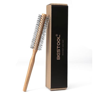 Bestool Kleine Rundbürste für kurzes Haar, Styling-Bürste zum Föhnen & Glätten