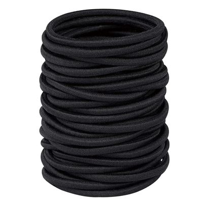 32 Stück Schwarz Haargummi Haarbänder Mädchen Elastisch Pferdeschwanz Scrunchie
