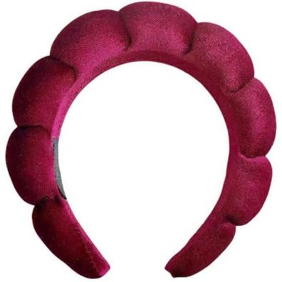 Damen Spa Stirnband Schwamm Frottee Wolken Make-up Hautpflege Blau 1