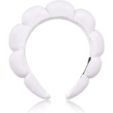 Dreshow Spa-Stirnband Damen Schwamm Gesichtswaschen Make-up Pflege Doppelpack