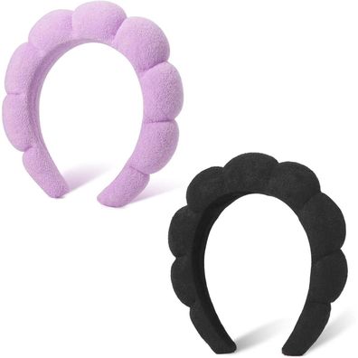Dreshow Spa-Stirnband Damen Wolken Frottee Makeup Hautpflege 2