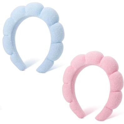 Dreshow Spa Stirnband Damen Schwamm Gesichts Make-Up Hautpflege 2