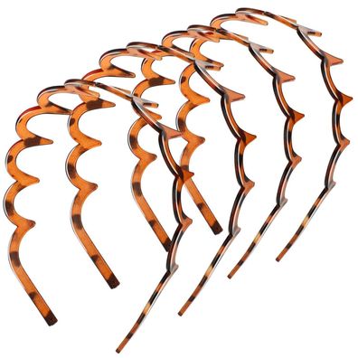 Zickzack Haarreif Haifischzahn Haarkamm Stirnband Make Up Damen Mädchen Leopard