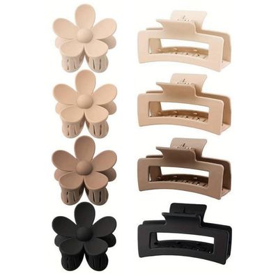 Zsperkla 8 Stück Große Haarklammer Haarspangen Damen Haar Jaw Clips