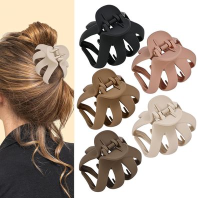 Lolalet Octopus Haarclips 5er Set für dickes lockiges Haar Style B