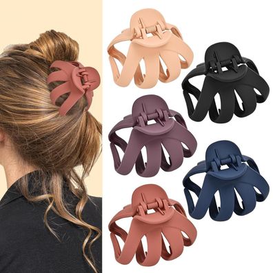 Octopus Haarklammer 5er Set Haarspangen dickes lockiges langes Haar Hair Claw