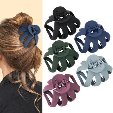 Lolalet Octopus Haarklammer 5er Set Haarspangen dickes lockiges langes Haar
