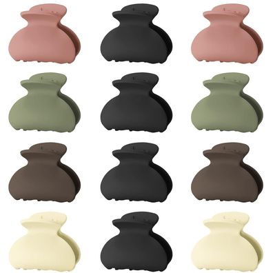12er Set Mini Haarklammern 4cm Haarspangen Frauen Mädchen Kinder Haarspange